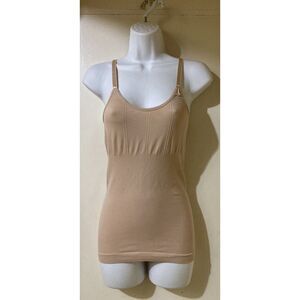 Vince Camuto Tank Top Women's Size Large Tan Nude Slimming Shape Wear‎ Stretchy